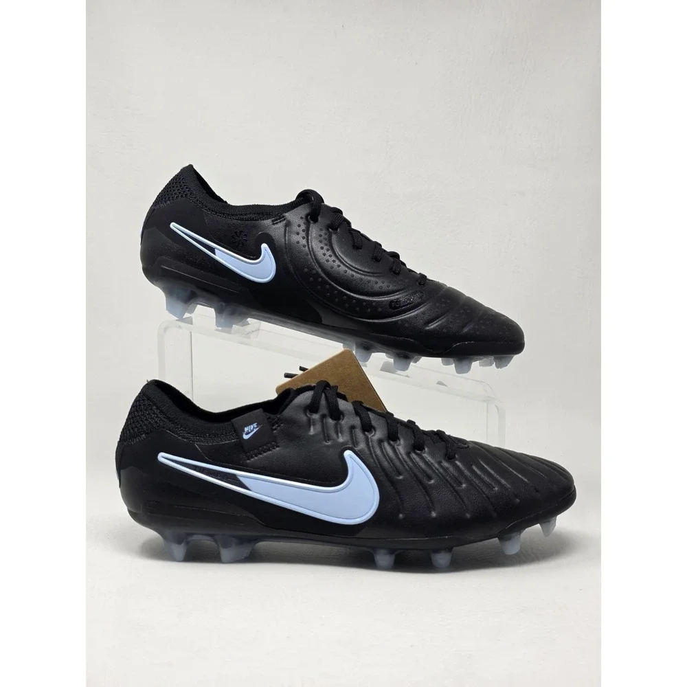 Nike Tiempo Legend 10 Elite Size 7.5 Mens FG Soccer Shadow Pack Black DV4328-003